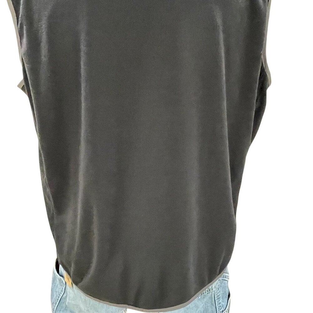 Duluth Trading Mens XL Black Fleece Vest True Grid Outdoor Workwear Hiking Zip - Picture 13 of 13